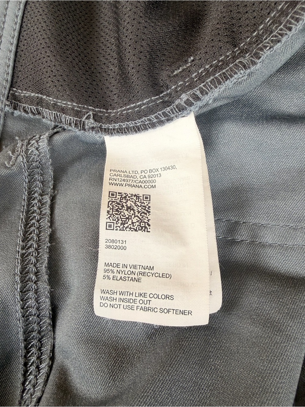 Prana Zion Halle Pants Womens 16/32 Gray Zion Halle Mid Rise Standard - Picture 11 of 14